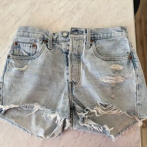 3 pairs of Levi Denim Shorts